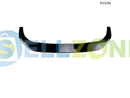 Lip spoiler για μπροστινό προφυλακτήρα GOLF 7 GTI R Line (2013-2016) - DV646